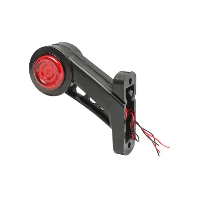Set di lampade laterali con LED, 12-24V, rosso-bianco, PVC elastico, Breckner Germany - immagine 3