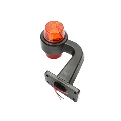 Set di lampade laterali con LED, 12-24V, rosso-giallo, Breckner Germany, modello FR0147R/Y - immagine 4