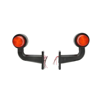 Set di lampade laterali con LED, 12-24V, rosso-giallo, Breckner Germany, modello FR0147R/Y - immagine 2