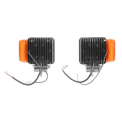 Set di lampade LED tipo faro con segnalazione destra e sinistra, 16 LED, 12-24V, dimensioni 139x128x57mm, Breckner Germany - immagine 4