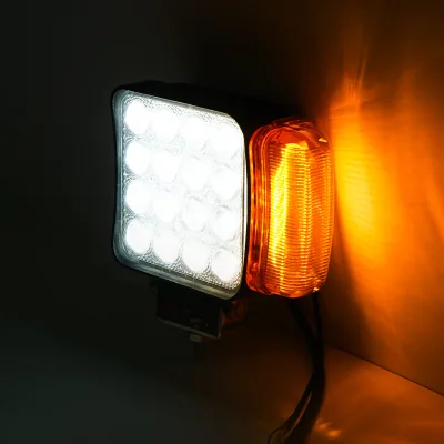 Set di lampade LED tipo faro con segnalazione destra e sinistra, 16 LED, 12-24V, dimensioni 139x128x57mm, Breckner Germany - immagine 2