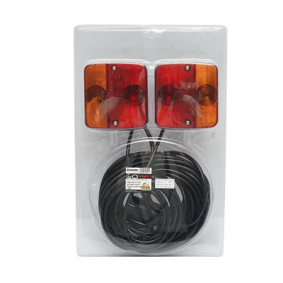 Set di lampade magnetiche per rimorchi da 12 V, spina a 7 poli, cavo da 2,5 m tra le luci posteriori, cavo spina da 7,5 m Breckner Germany - immagine 5