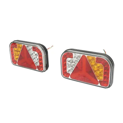 Set di lampade posteriori LED per rimorchio, 12-24V, 235x140x38 mm, Breckner Germany - immagine 3