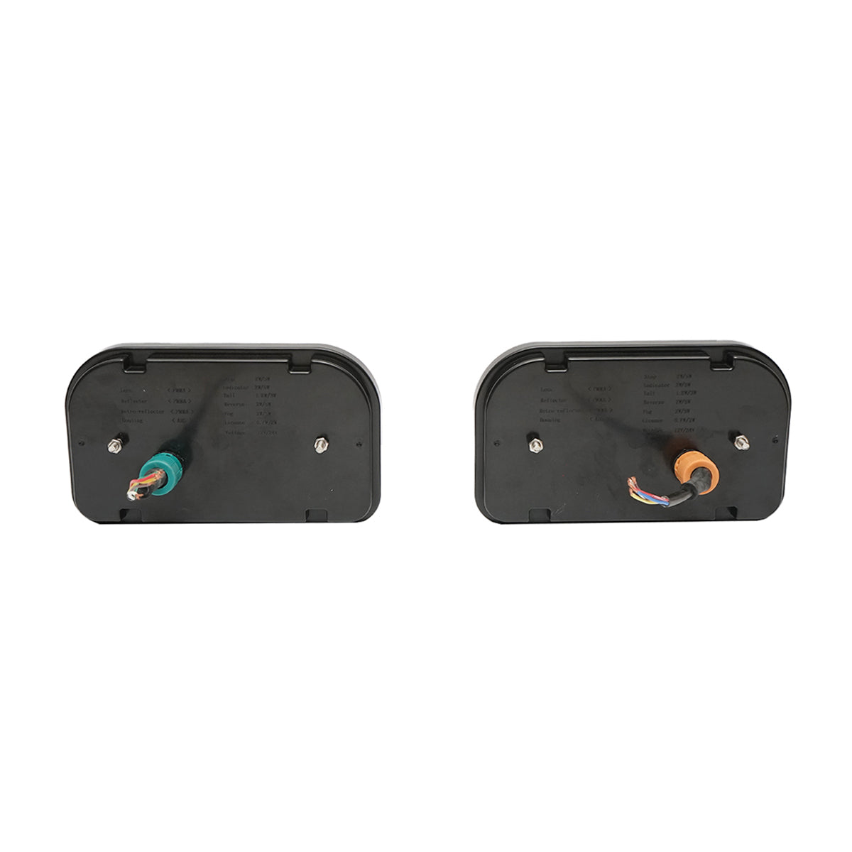 Set di lampade posteriori LED per rimorchio, 12-24V, 235x140x38 mm, Breckner Germany - immagine 4