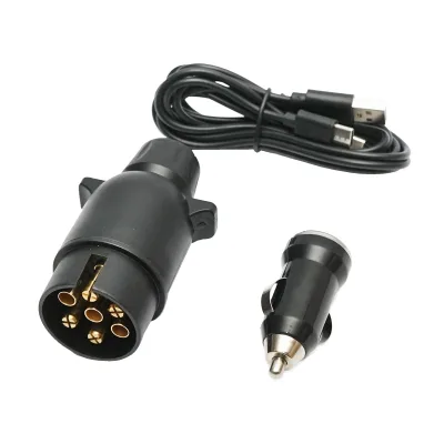 Set di lampade posteriori LED per rimorchio, 12-24V, con magnete e controllo wireless, batteria 3.7V/2000mAh, IP65, Breckner Germany. - immagine 5