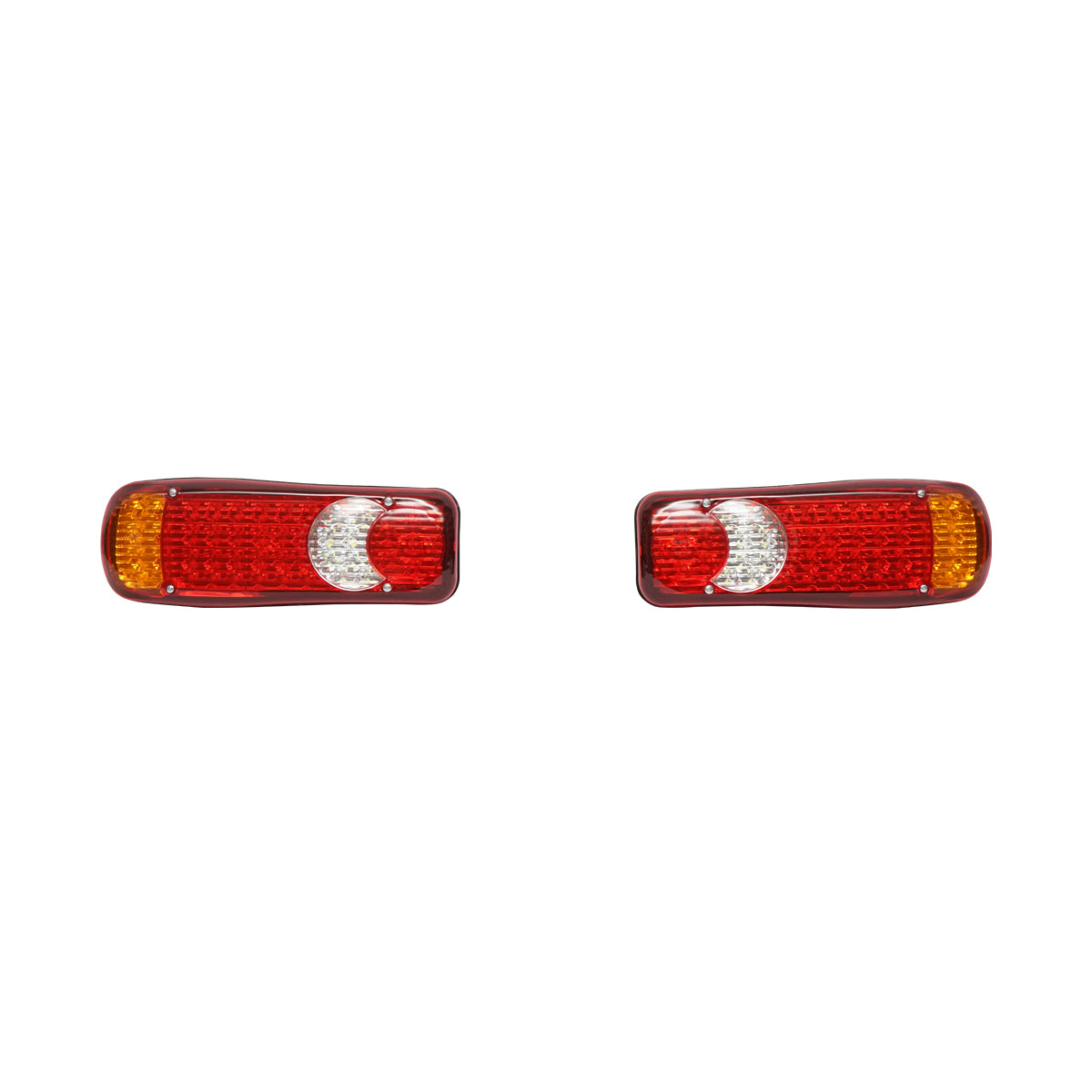 Set di lampade posteriori per camion con LED, 350x150 mm, 24V, Breckner Germany.
