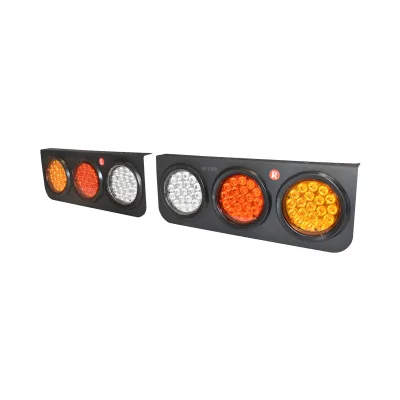 Set di lampade posteriori per camion con LED, 480x150 mm, 12/24V, Breckner Germany - immagine 2