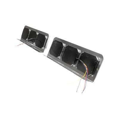 Set di lampade posteriori per camion con LED, senza segnalazione, 598x220 mm, 12/24V, Breckner Germany - immagine 4