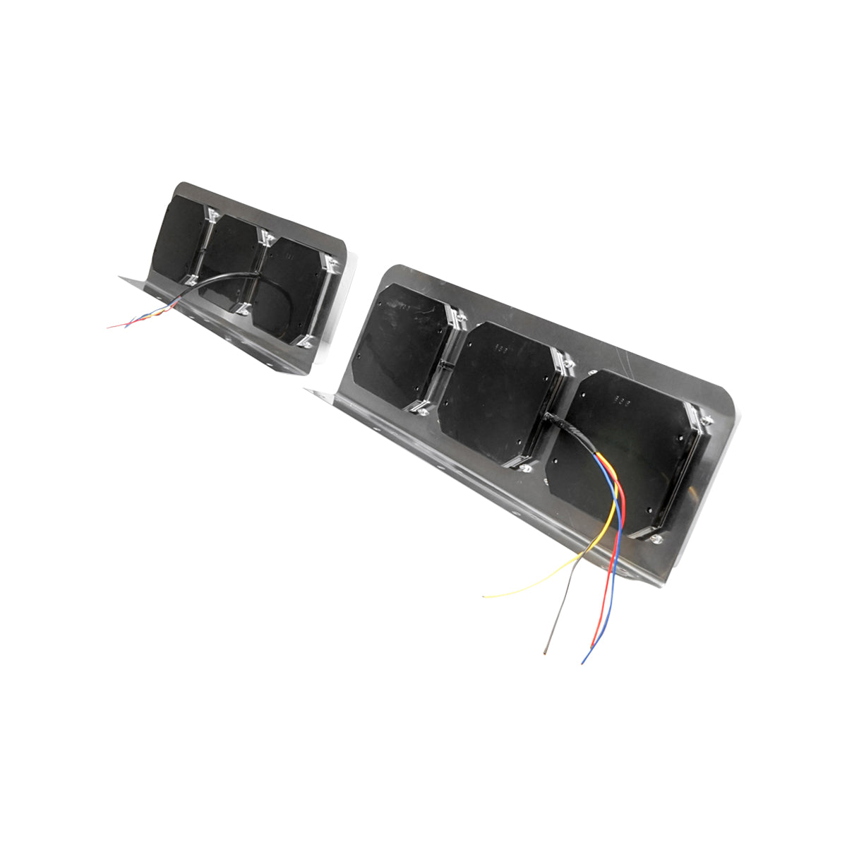 Set di lampade posteriori per camion con LED, senza segnalazione, 598x220 mm, 12/24V, Breckner Germany - immagine 4