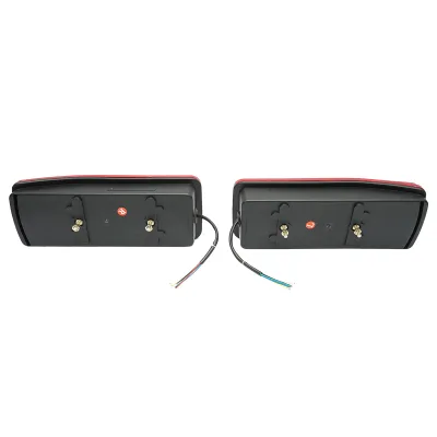 Set di lampade posteriori per camion, LED, 400x160 mm, 24V, Breckner Germany - immagine 2