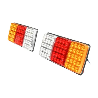Set di lampade posteriori stop LED con 3 funzioni, 12-24V, 330x140 mm, Breckner Germany - immagine 2