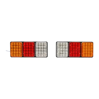 Set di lampade posteriori stop LED con 3 funzioni, 12-24V, 330x140 mm, Breckner Germany