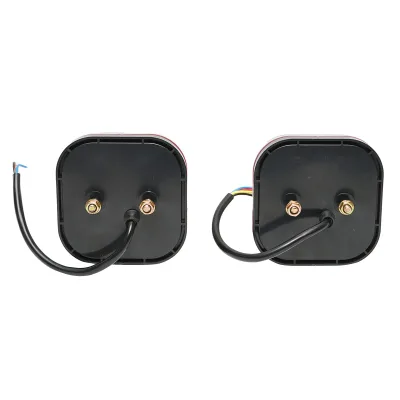 Set di lampi posteriori LED per rimorchio/camion, 12-24V, 97x95x34 mm, Breckner Germany - immagine 2