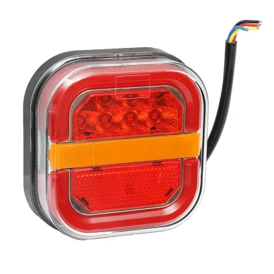 Set di lampi posteriori LED per rimorchio/camion, 12-24V, 97x95x34 mm, Breckner Germany - immagine 4