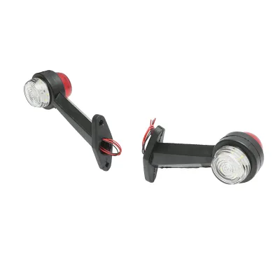 Set di luci di posizione laterali a LED 12/24V, rosso-bianco Breckner Germany - immagine 4