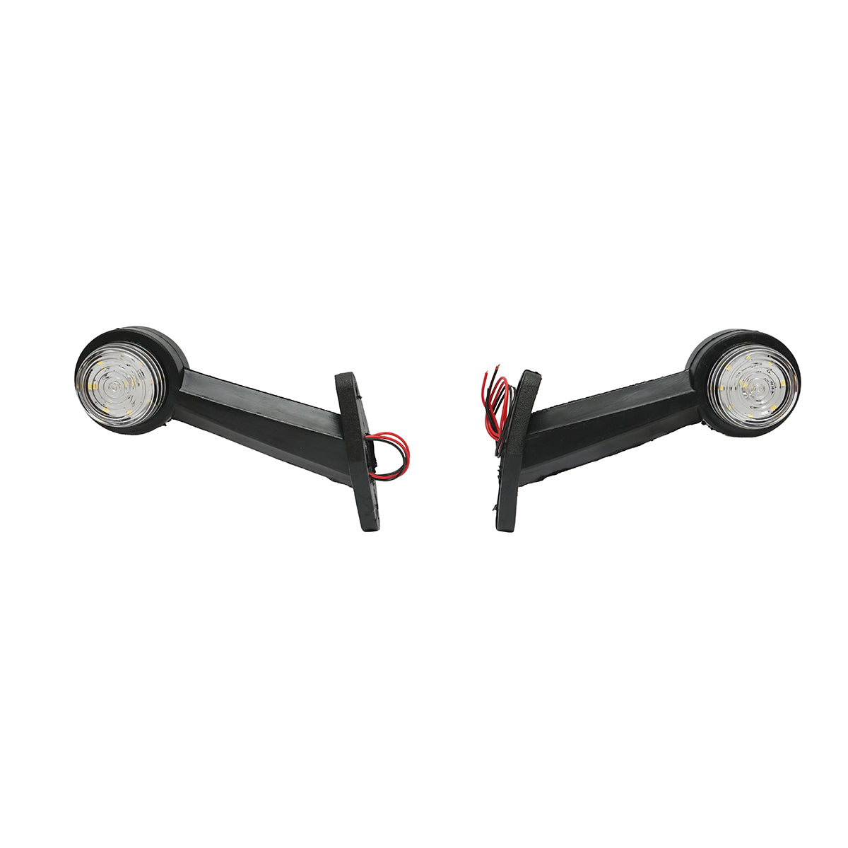 Set di luci di posizione laterali a LED 12/24V, rosso-bianco Breckner Germany - immagine 2