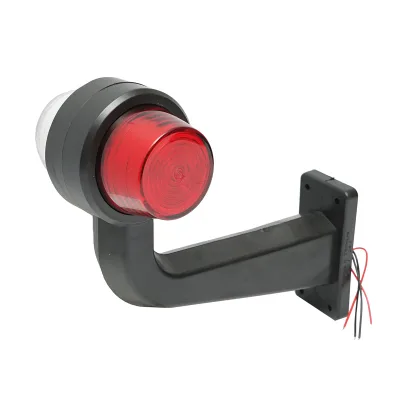 Set di luci di posizione laterali a LED con braccio 12-24V, bianco-rosso FR0158 Breckner Germany - immagine 4