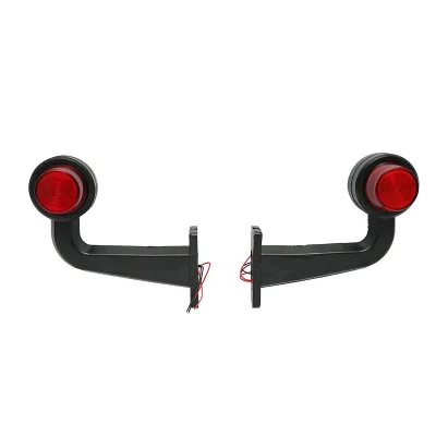 Set di luci di posizione laterali a LED con braccio 12-24V, bianco-rosso FR0158 Breckner Germany - immagine 2