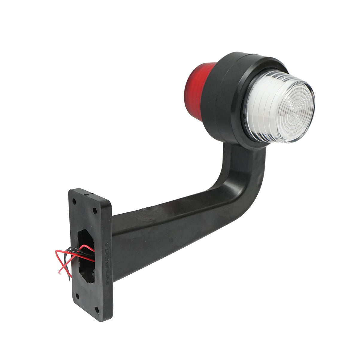 Set di luci di posizione laterali a LED con braccio 12-24V, bianco-rosso FR0158 Breckner Germany - immagine 3
