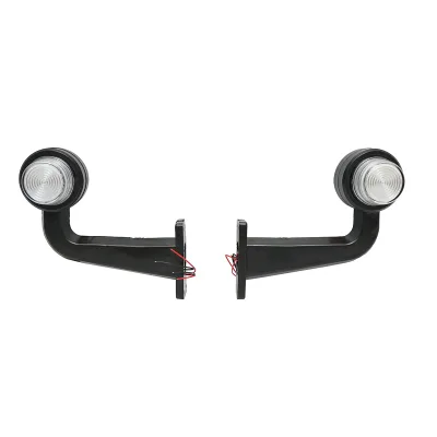 Set di luci di posizione laterali a LED con braccio 12-24V, bianco-rosso FR0158 Breckner Germany