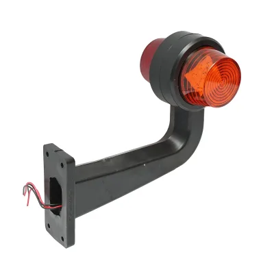 Set di luci di posizione laterali a LED con braccio 12-24V, giallo-rosso FR0157 Breckner Germany - immagine 3