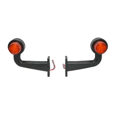 Set di luci di posizione laterali a LED con braccio 12-24V, giallo-rosso FR0157 Breckner Germany - immagine 2
