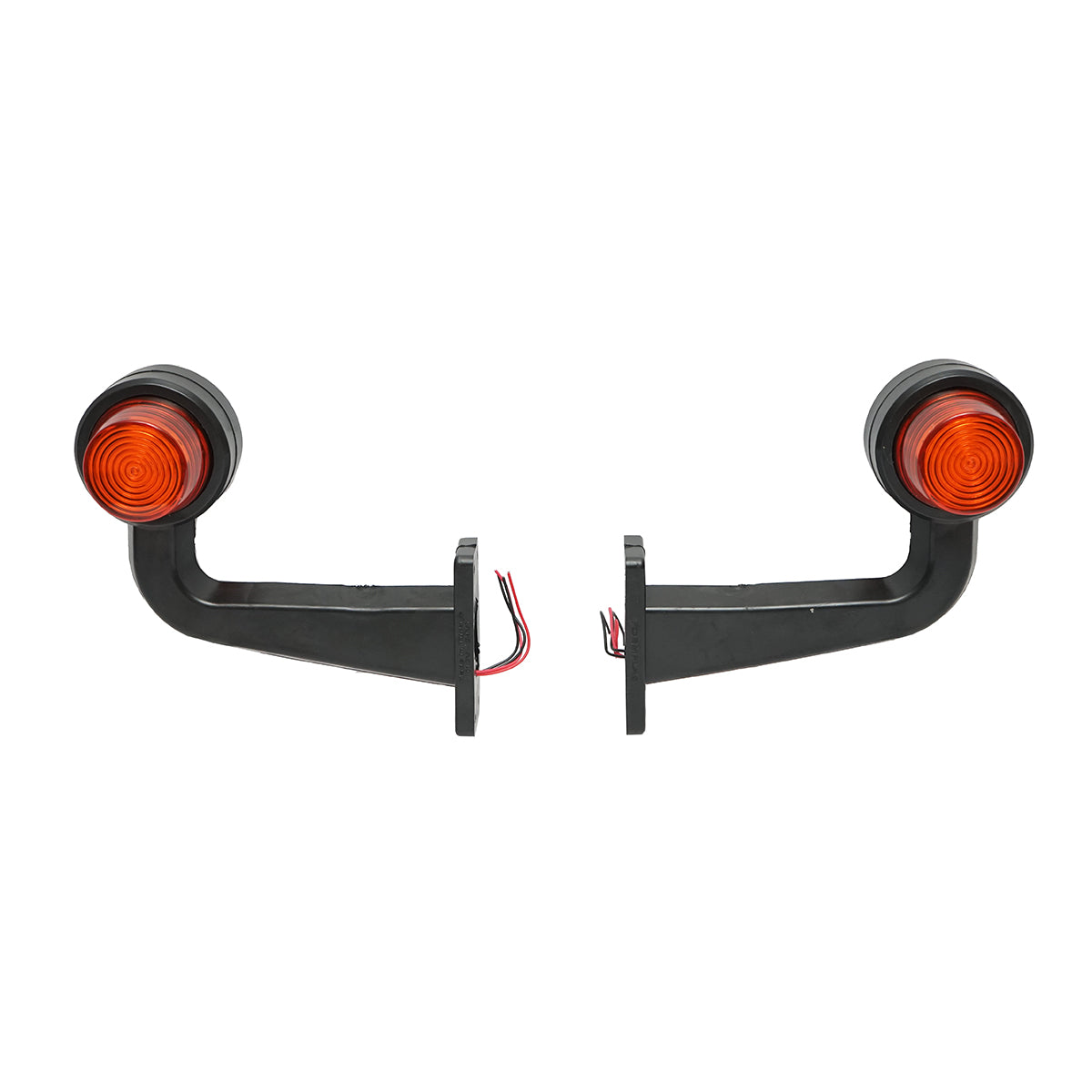 Set di luci di posizione laterali a LED con braccio 12-24V, giallo-rosso FR0157 Breckner Germany - immagine 2
