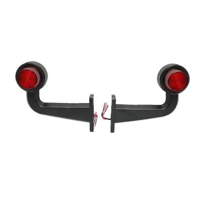 Set di luci di posizione laterali a LED con braccio 12-24V, giallo-rosso FR0157 Breckner Germany
