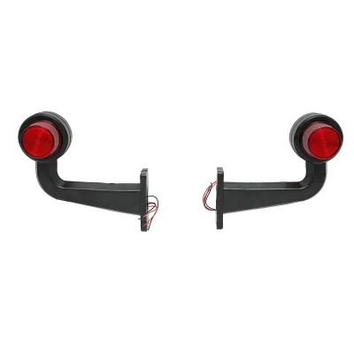 Set di luci di posizione laterali a LED con braccio 12-24V, giallo-rosso FR0158 Breckner Germany - immagine 2
