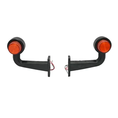 Set di luci di posizione laterali a LED con braccio 12-24V, giallo-rosso FR0158 Breckner Germany