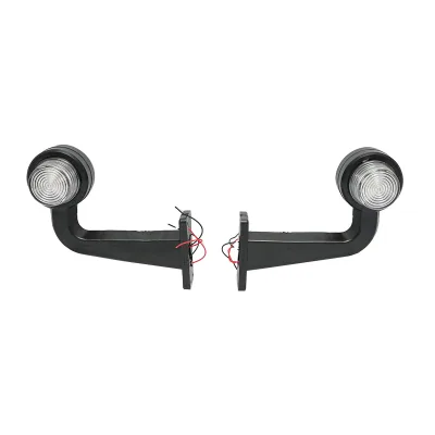 Set di luci di posizione laterali a LED con braccio 12-24V, rosso-bianco FR0157 Breckner Germany - immagine 2