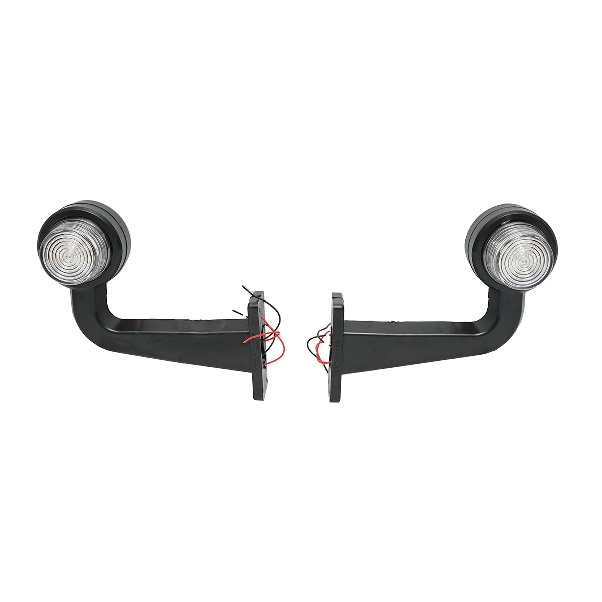 Set di luci di posizione laterali a LED con braccio 12-24V, rosso-bianco FR0157 Breckner Germany - immagine 2