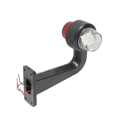 Set di luci di posizione laterali a LED con braccio 12-24V, rosso-bianco FR0157 Breckner Germany - immagine 3