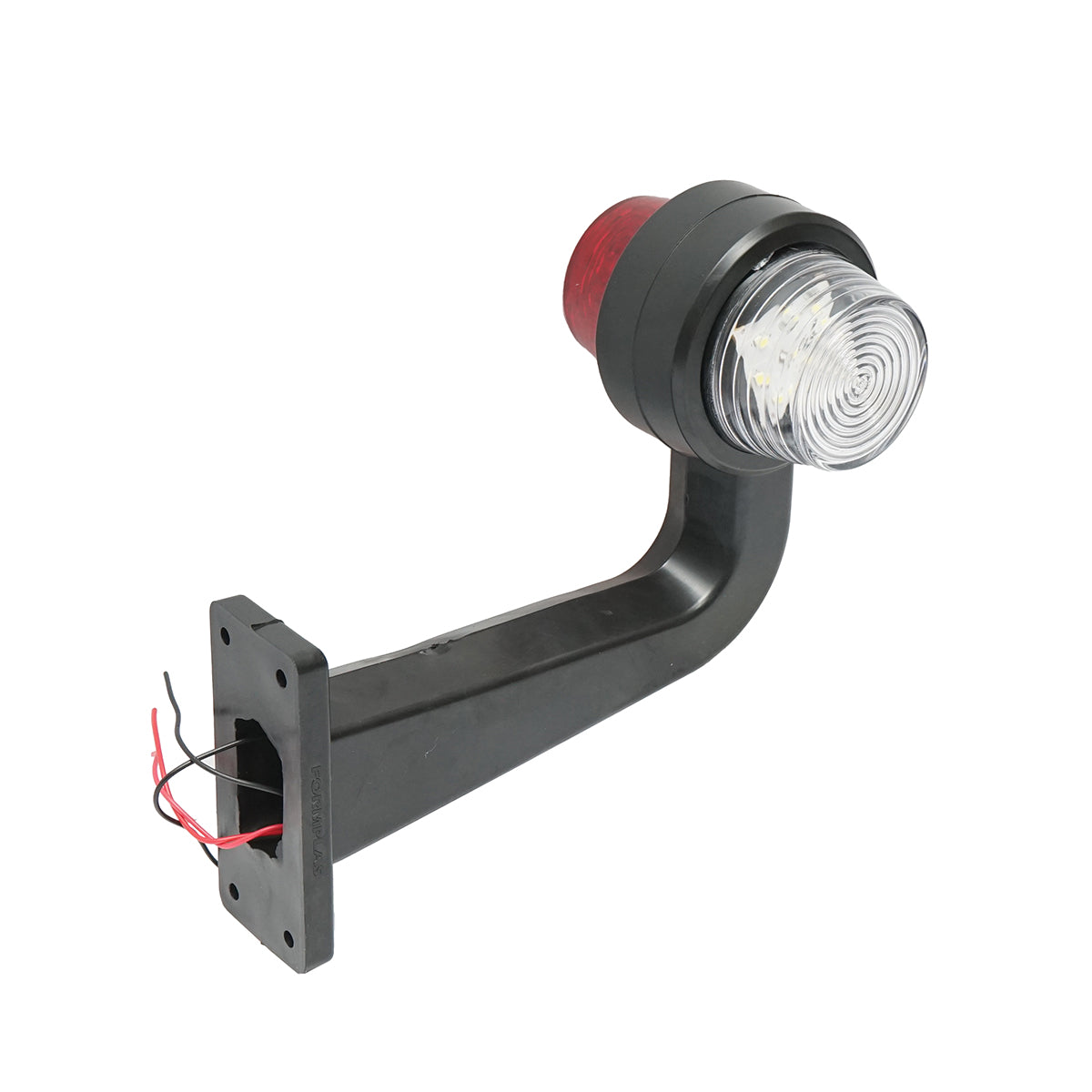 Set di luci di posizione laterali a LED con braccio 12-24V, rosso-bianco FR0157 Breckner Germany - immagine 3