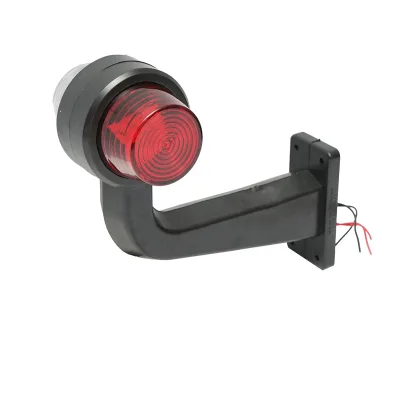 Set di luci di posizione laterali a LED con braccio 12-24V, rosso-bianco FR0157 Breckner Germany - immagine 4