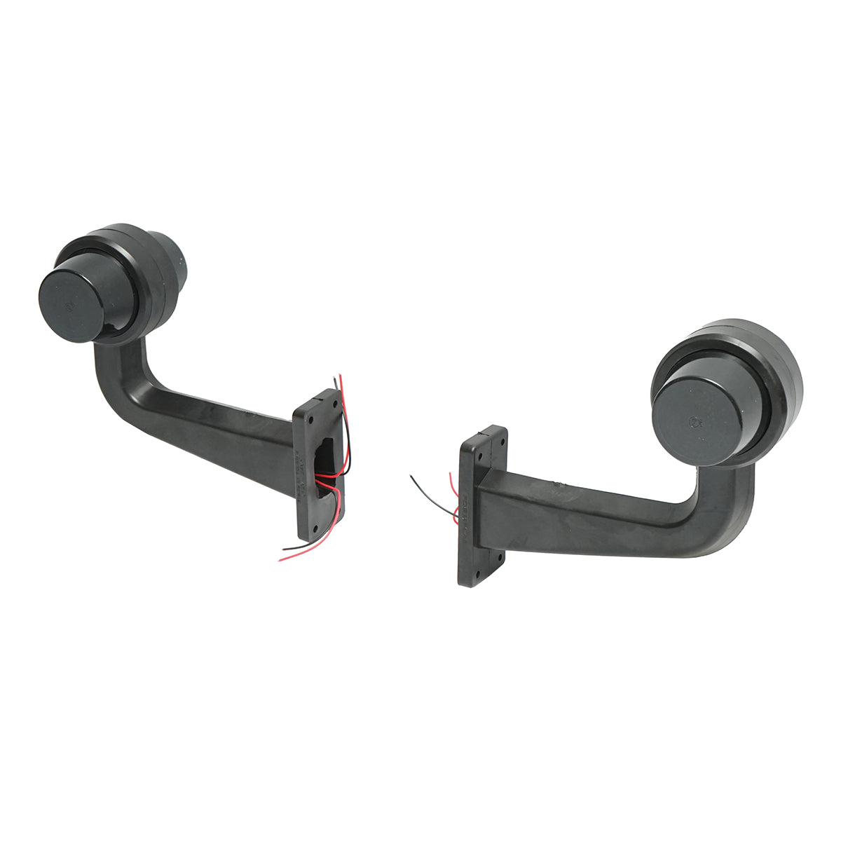 Set di luci di posizione laterali a LED con braccio 12-24V, rosso-bianco fumé FR0157 Breckner Germany - immagine 2