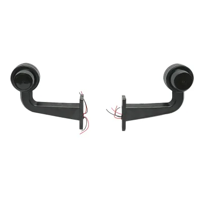 Set di luci di posizione laterali a LED con braccio 12-24V, rosso-bianco fumé FR0157 Breckner Germany