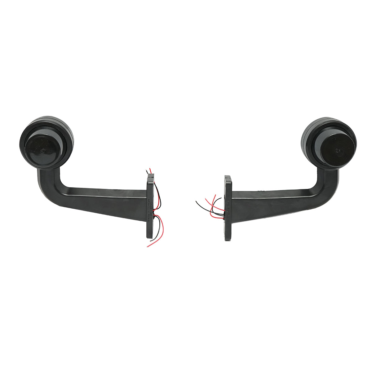 Set di luci di posizione laterali a LED con braccio 12-24V, rosso-bianco fumé FR0157 Breckner Germany