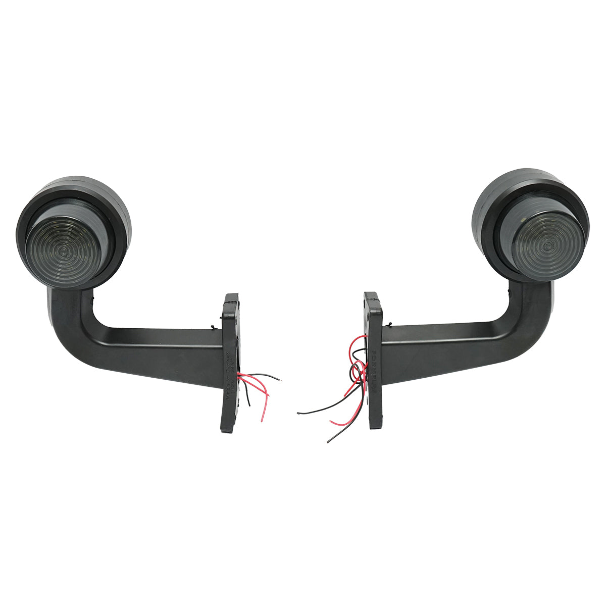 Set di luci di posizione laterali a LED rosso-bianco fumé 12V-24V Breckner Germany