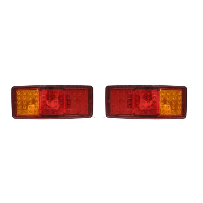 Set di luci di stop posteriori a LED 24V per camion/rimorchio 345x145x25mm