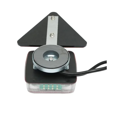 Set di luci magnetiche a LED per rimorchi con triangoli riflettenti, spina a 7 pin, cavo da 2,5 m, cavo spina = 7,5 m - immagine 4