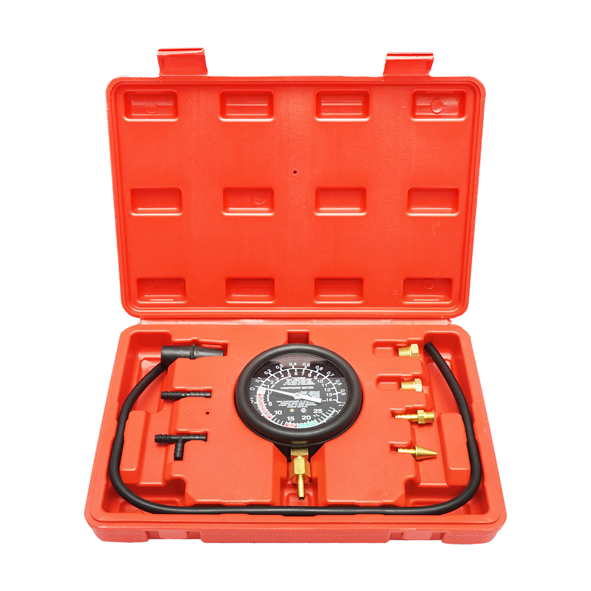 Set di manometro tester per pressione e vuoto Breckner Germany