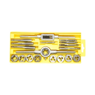 Set di maschi e filiere metriche M3-M12mm 20 pezzi Crownman
