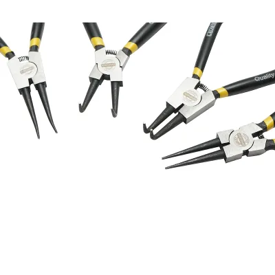 Set di pinze di sicurezza, tronchesi, punta curva, per interni/esterni, punta dritta, per interni/esterni 180 mm Crownman - immagine 3