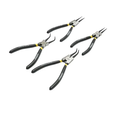 Set di pinze di sicurezza, tronchesi, punta curva, per interni/esterni, punta dritta, per interni/esterni 180 mm Crownman - immagine 2