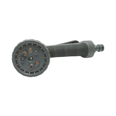 Set di pistole a spruzzo regolabili a 8 vie con 2 connettori da 1/2 e adattatore da 1/2-3/4 per tubo da giardino Crownman - immagine 3