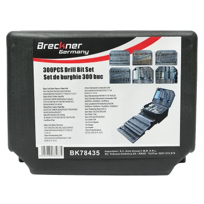 Set di punte da trapano 300 pezzi Breckner Germany - immagine 2