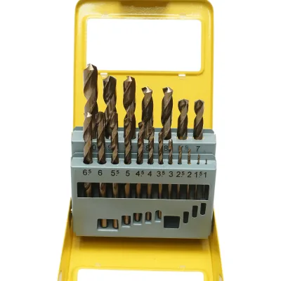 Set di punte elicoidali HSS Crownman da 25 pezzi da 1-10 mm con gambo cilindrico per metallo - immagine 3