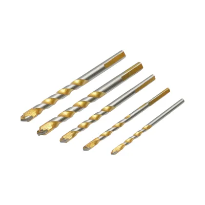 Set di punte multifunzione Crownman da 5 pezzi da 5-12 mm per metallo, alluminio, legno, PVC, piastrelle - immagine 3