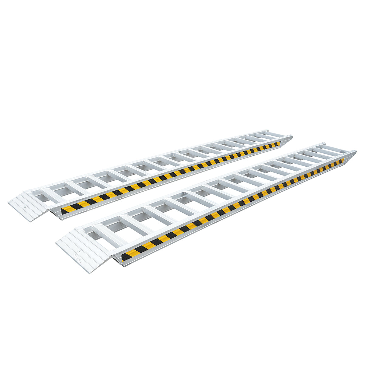 Set di rampe in alluminio da 4,5 t per carico/scarico, 400 × 45 × 14,2 cm